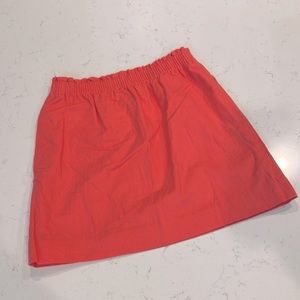 Jcrew peachy pink lined skirt